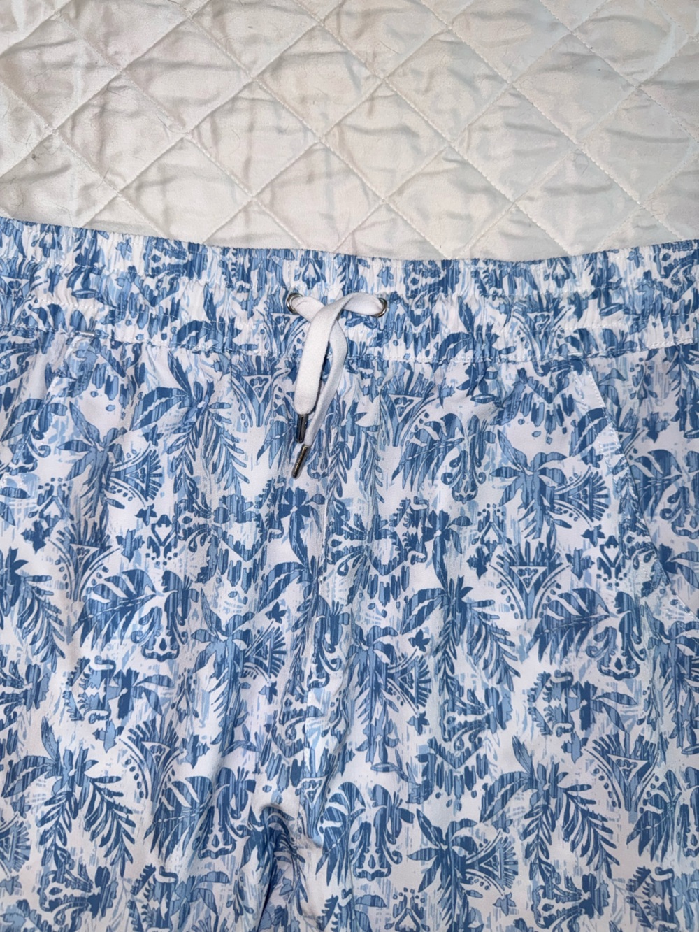 Tropical Drawstring Shorts - Picture 2 of 5